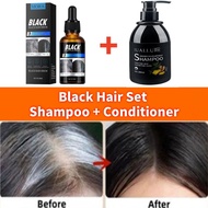 Black Hair Serum Herbal black hair spray White hair to black hair 100ml Polygonum multiflorum black 