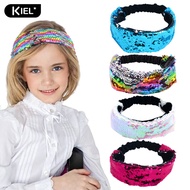 KL* Fabric Hair Accessories Hair Accessories Sparkling Reversible Sequins Headband for Women Stylish