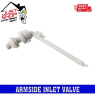 TECHPLAS Toilet Cistern Side Inlet Valve Without Ball Valve