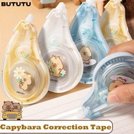BUTUTU 3Pcs/Set Correction Tape, Capybara 60m/90m Coating Tape, Portable Flip Design Large Capacity 