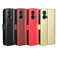 Suitable for Motorola Motorola G85/S50 Neo 5G Phone Case Card Lanyard Crazy Horse Pattern Leather Ca