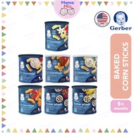 Gerber Lil Crunchies Teether Wheels 42g Finger Food 8 months + Biscuit Snack USA Baby Food Makanan B