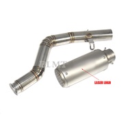 KONKDO สำหรับ KTM Duke 125 250 390 KTM RC390 RC250ระบบไอเสียมอเตอร์ไซค์2017 2021ท่อเชื่อมกลางตำแหน่ง