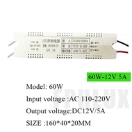 LED Lighting Transformers AC110-240V To DC12V 6W 12W 24W 36W 48W 60W 72W LED Driver Power Adapter Fo