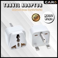 <3 PIN ADAPTOR> PREMIUM FULL COPPER 3 PIN ADAPTOR TRAVEL PLUG FOR UK POWER SOCKETS ADAPTER