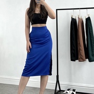 Giselle Satin Skirt || Highwaist Satin Skirt