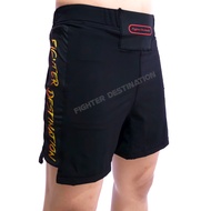 Fighter Destination Fightendo Fight Shorts MMA Muaythai BJJ Boxing Kickboxing Crossfit Combat Sports