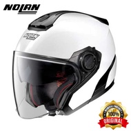 HELMET NOLAN N40-5 SPECIAL N-COM (015) PURE WHITE 100%ORIGINAL MADE IN ITALY VISOR CLEAR HELMET NOLA