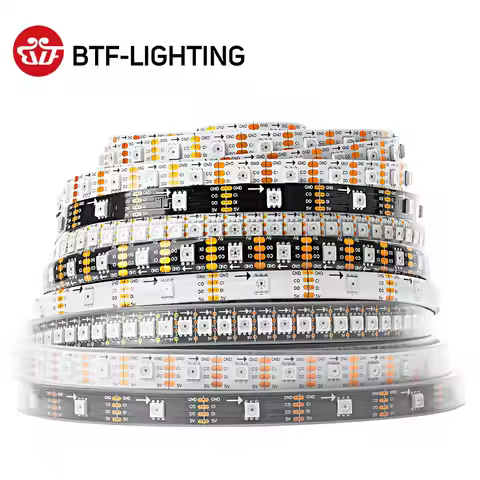 SK9822 RGB Led Strip Light Similar APA102 1m 5m 30 60 144 LED DATA and CLOCK Separately Individually