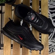 [READY STOCKS] nk AIRMAX 97 BLACK RED LOGO SHOES NEW