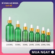 GREEN Essential Oil Dropper Bottle 5ML - 100ML