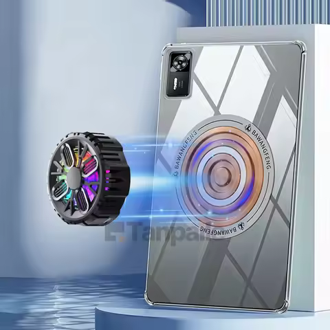 For Lenovo Legion Y700 Gen4 2025 CaseCopper Tablet Cooling Case Magnetic Heat Dissipation Soft Clear