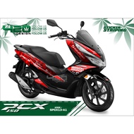 HONDA Striping Stickers PCX 150 SemifullHONDA - PCX 150 New Striping Body Strips - PCX 150 Striping 