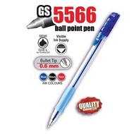 60 pcs GS5566 Ballpoint Pen G'Soft Ballpen / Blue Black Red