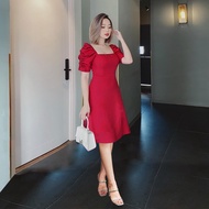 Đầm thiết kế maxi voan thêu sát nách 5024 đầm hãng sale Bemine Lavi linh trà đầm công sở đầm tiệc