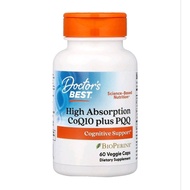 Dr.Best ~High Absorption CoQ10 Plus PQQ , 60 Veggie Caps