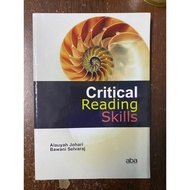 uitm preloved / used books - ELC501 critical reading skills (sem 2)