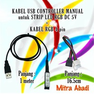 Pay On The Place Usb Cable Driver Rgb Manual Controller Dc 5V+4-Pin Rgb Clamp Cable - 79D7Ab