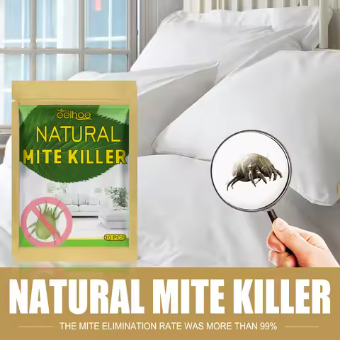 Natural Herbal Mite Removal Kit Anti‑Mite Pad Kill Mites Flea Bed Bugs Deodorant For Bedroom Bedding