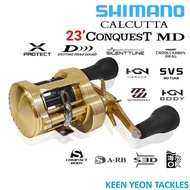 SHIMANO 2023' CALCUTTA CONQUEST MD FISHING REEL (BAITCASTING)