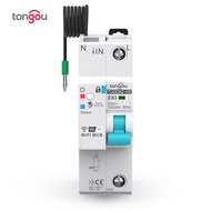 Graffiti 1P WIFI Measuring Circuit Breaker Smart Life Remote Control Automatic Wireless Circuit Brea