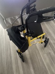 老人助行手推車 附帶座椅