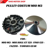 Pully Pulley costum Mio M3 Fino X Ride Soul GT 125 Free Go Fazzio Rumah Roller Bubut Costume