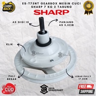 ES-T75NT GEARBOX MESIN CUCI SHARP 2 TABUNG 7 KG- GEARBOX SHARP GIGI 10