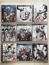 日版 PS3 SEGA 人中之龍 龍如 0 1 & 2 HD EDITION 3 4 5 OF THE END ISHIN 維新 KENZAN 見參 KIWAMI 極 YAKUZA LIKE A DR