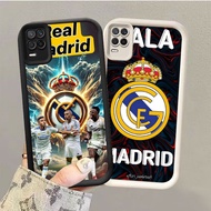 GK-75 Real Madrid FC Black and White Silicone Casing for OPPO Realme Narzo Q3 A54 8S 8 V13 30 Pro 5G
