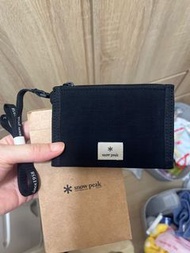 Snow Peak 黑色拉鍊卡包