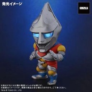 一吳爾羅柑仔店一 全新 2022年製  X-PLUS 少限 發光 Q版 噴射 傑格 1973 VS 哥吉拉 XPLUS