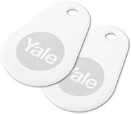 Yale Smart Living p-yd-01-con-rfidt-wh door lock key tags, white, set of 2