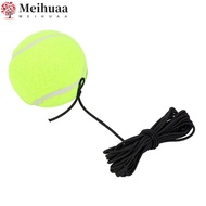 MEIHUAA Tennis Training Ball, Yellow Tether Ball Rebound Ball, Tennis Elastic String Adjustable Rope
