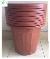 10 Chậu Nhựa Trồng Hoa Cây Cảnh E350 CN Màu Nâu