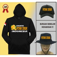 Orange FARMERS SWEATER FREE HAT