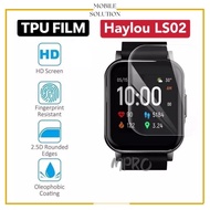 TPU Soft Film For Xiaomi Haylou Solar LS02 HD Clear Screen Protector Jam Tangan Cermin LS 02