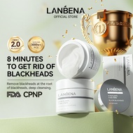 【Ready Stock】LANBENA Original Blackhead Remover Nose Mask Pore Strip Black Mask