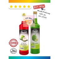 syrup marjan berperisa /melon /cocoa pandan/Indonesia