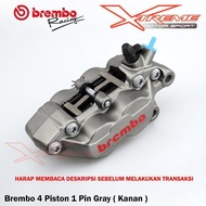 BREMBO 4 PISTON 1 PIN 4P1P GRAY CALIPER RIGHT SIDE BREMBO ITALYOriginal Original AND TRUSTED