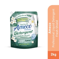 AMECO Professional Liquid Detergent 2kg for Laundry Detergent Sabun Basuh Baju 洗涤剂