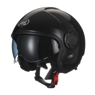 Open Face Motorcycle Helmet Double Lens Modular Helmet DOT ECE APPROVED CYRIL OP12A Retro Moto Helme