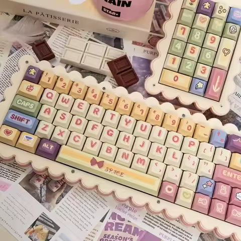 Butter Cookies Wireless Mechanical Keyboard Kit Bluetooth Tri-mode RGB Hot Swap VIA Customization Of