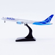 JC Wings 1: 400 Alloy Airplane Model Indigo Aviation Boeing B787-9 LN-FNC
