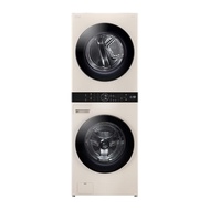 【LG 樂金】19公斤+16公斤 WashTower AI智控洗乾衣機 WD-S1916BE