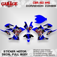 Decal CBR 150R K45 Lokal Full Body Stiker CBR 150R K45 Full Body 2014-2015 Doraemon Zombie