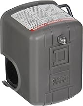 Square D by Schneider Electric 9013FSG2J20M1 Air-Pump Pressure Switch, NEMA 1, 20-40 psi Pressure Se