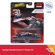 Hotwheels Premium F1 2025 MoneyGram Haas F1 Team 31