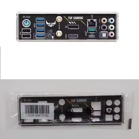 I/O IO Shield Back Plate for ASUS TUF GAMING B550M-PLUS (WI-FI) Motherboard Baffle Blank Bezel