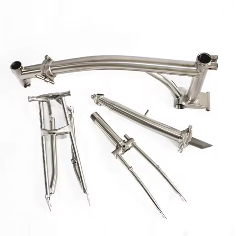COMEPLAY Titanium Folding Bike Frameset Fit For BROMPTON, A Line C Line P Line ,ACEOFFIX, MINT,Whole